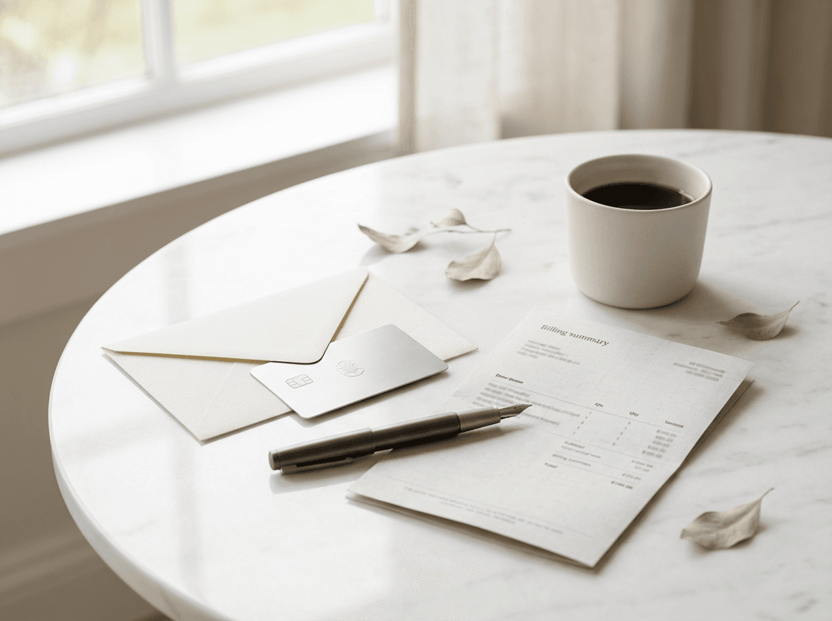 Pricing and planning desk setup