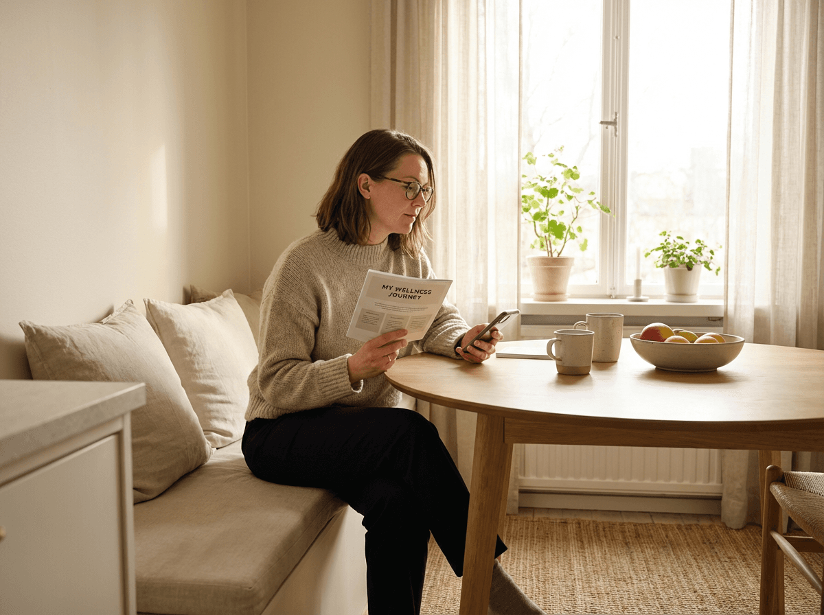 Reviewing a personalized next-step plan